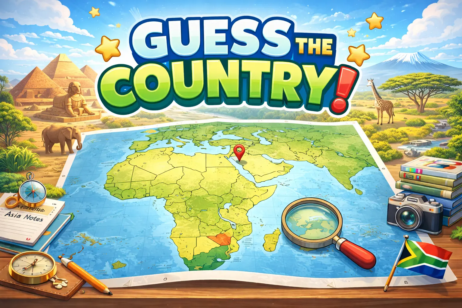 Africa Countries Shape