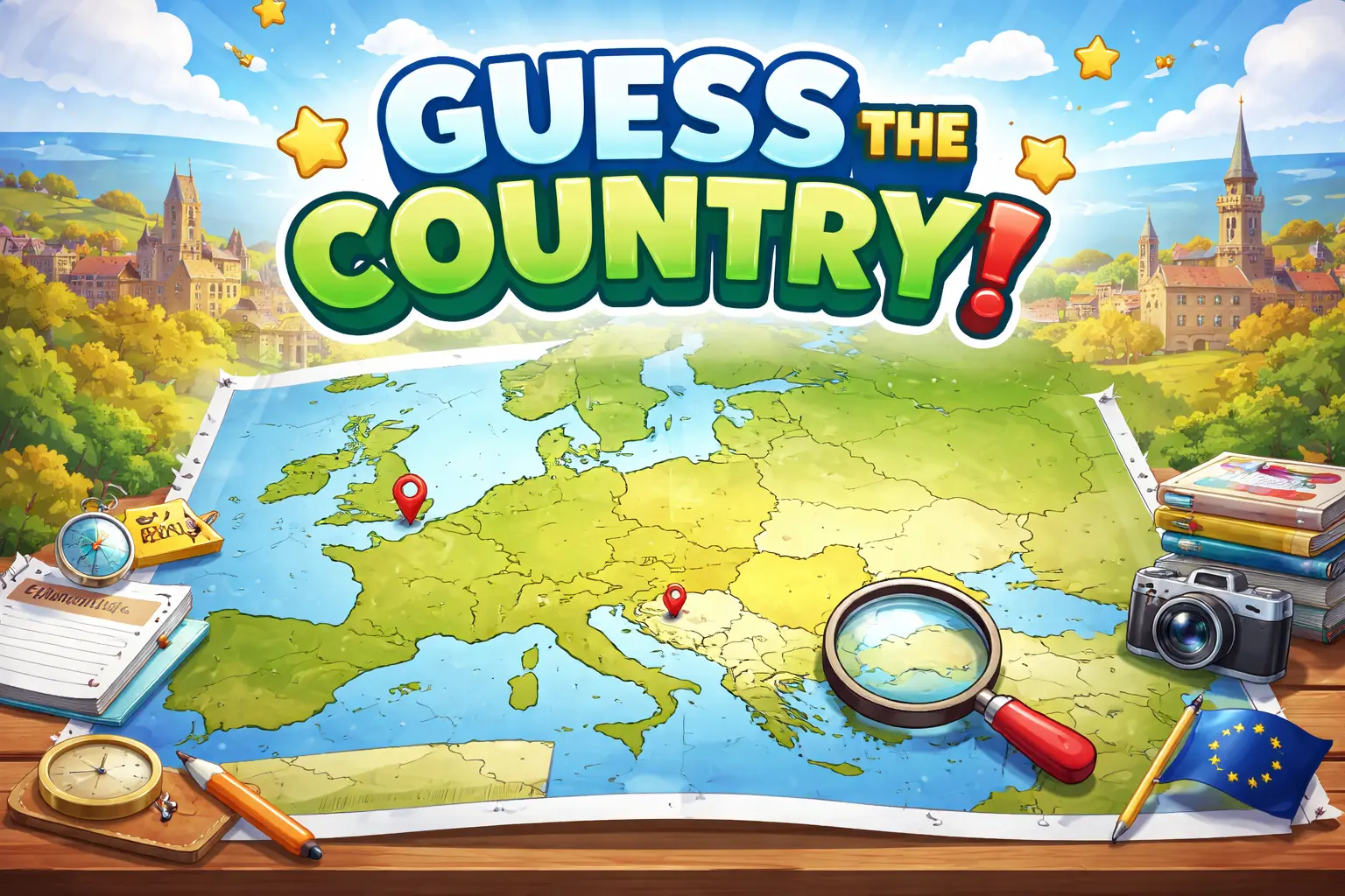 Europe Countries Shape