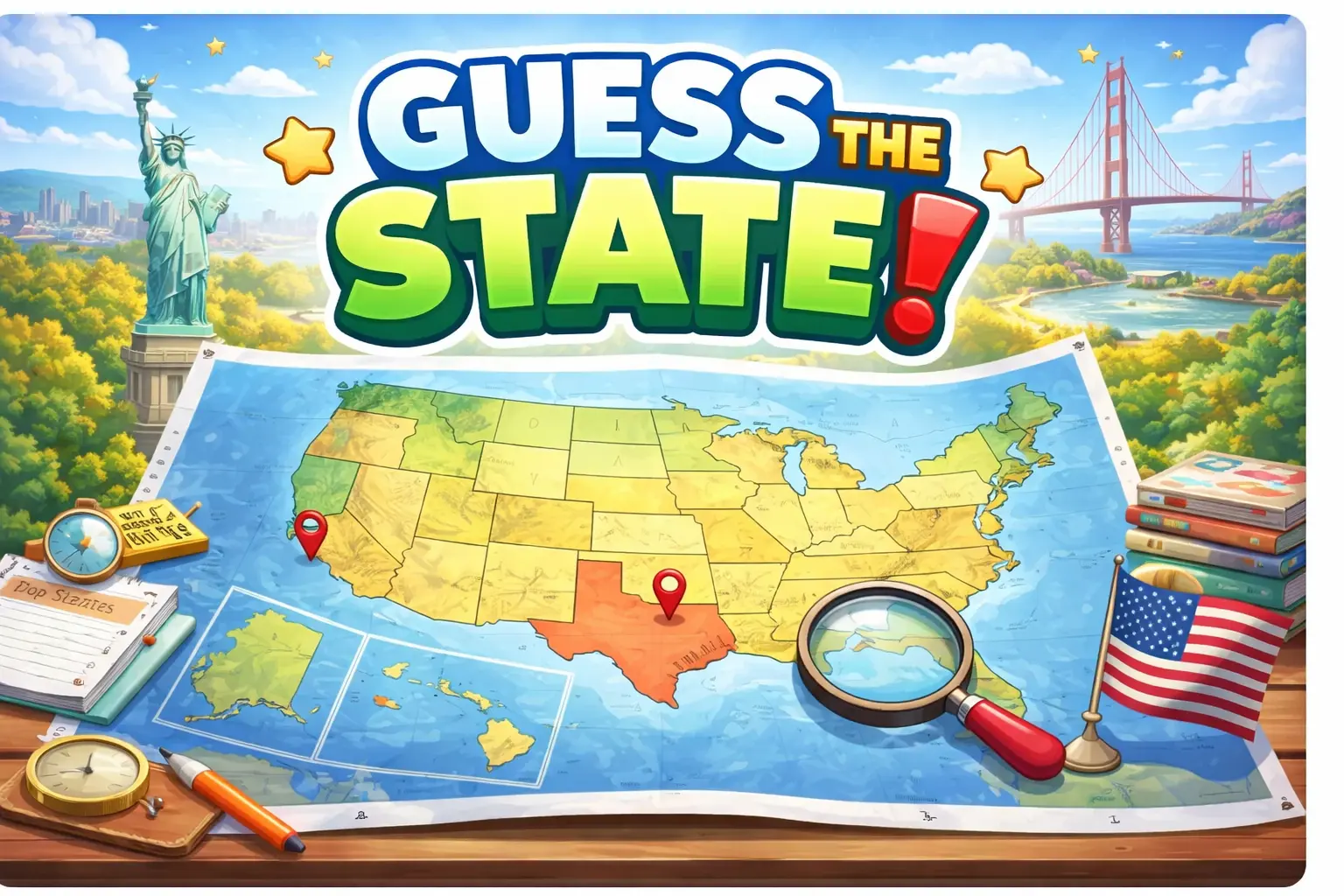 US States Shape