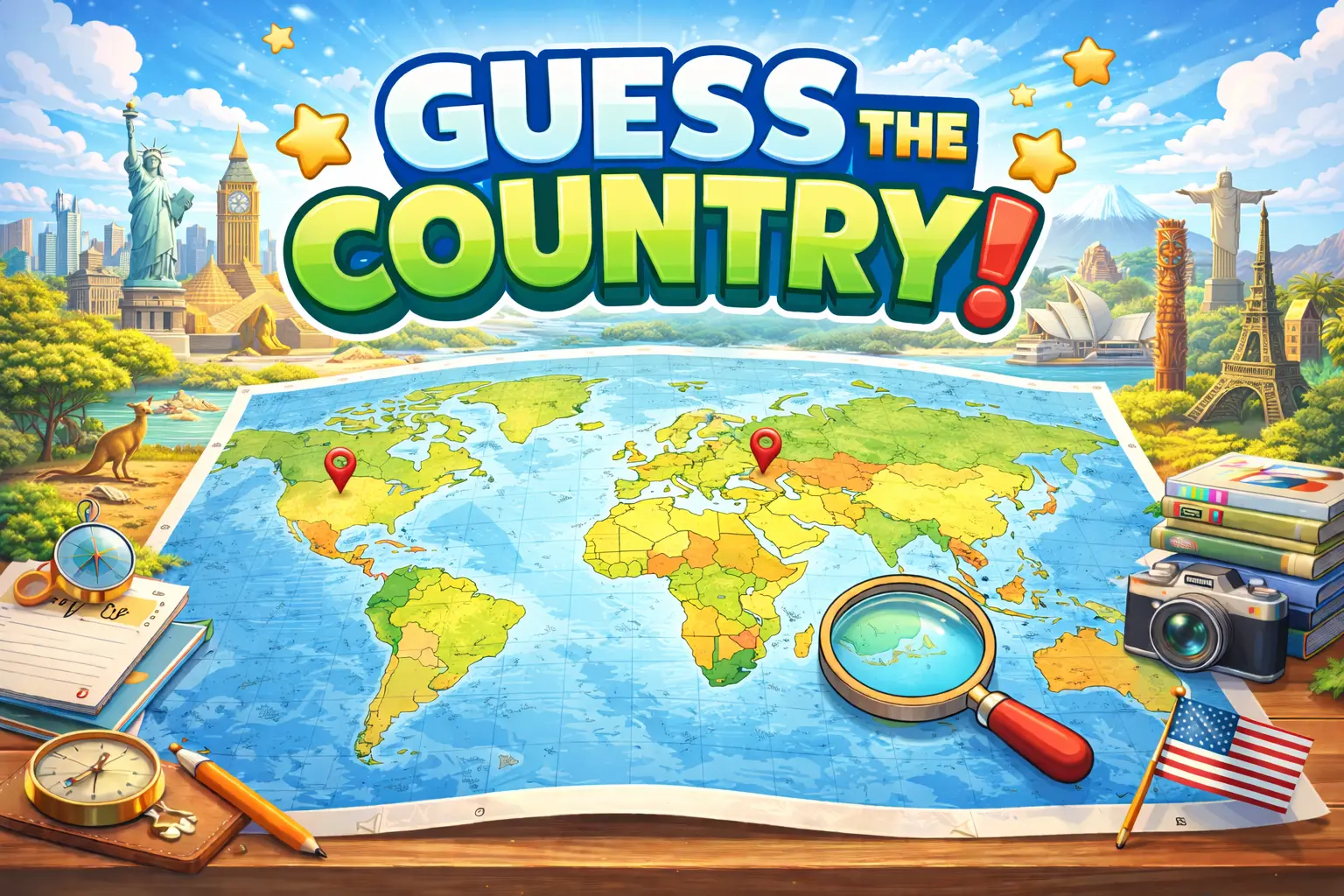 World Countries Shape