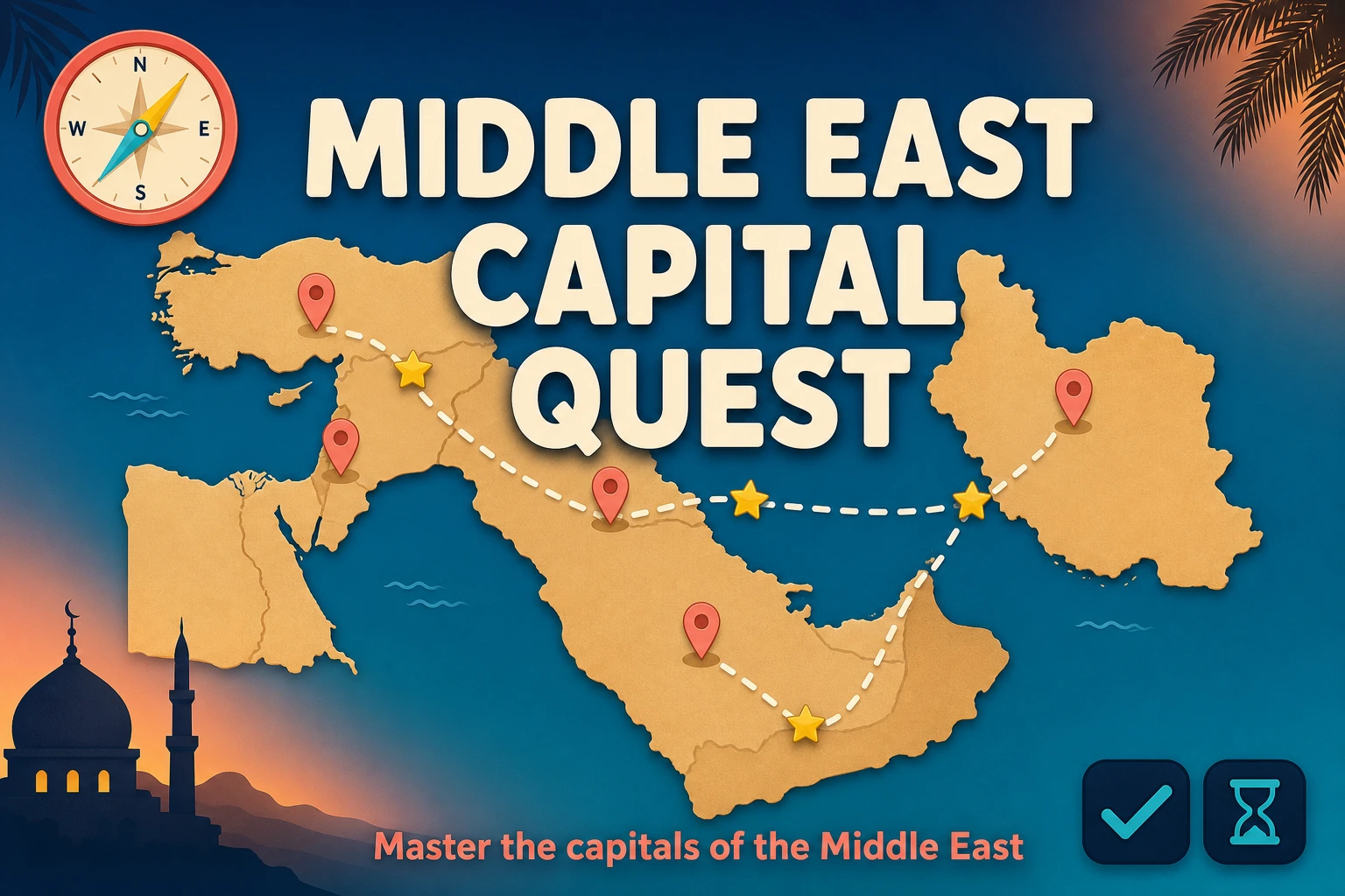 Middle East Capitals Quiz