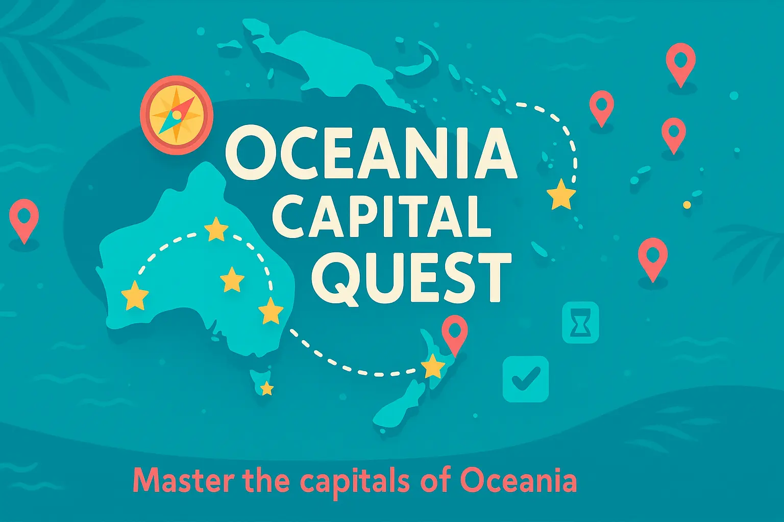 Oceania Capitals Quiz