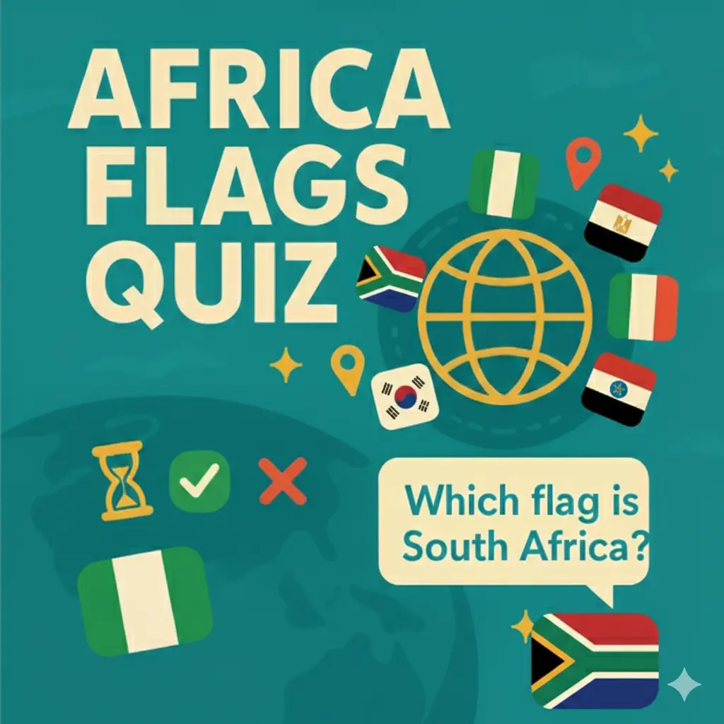 🌍 Afrika Flaggen Quiz!