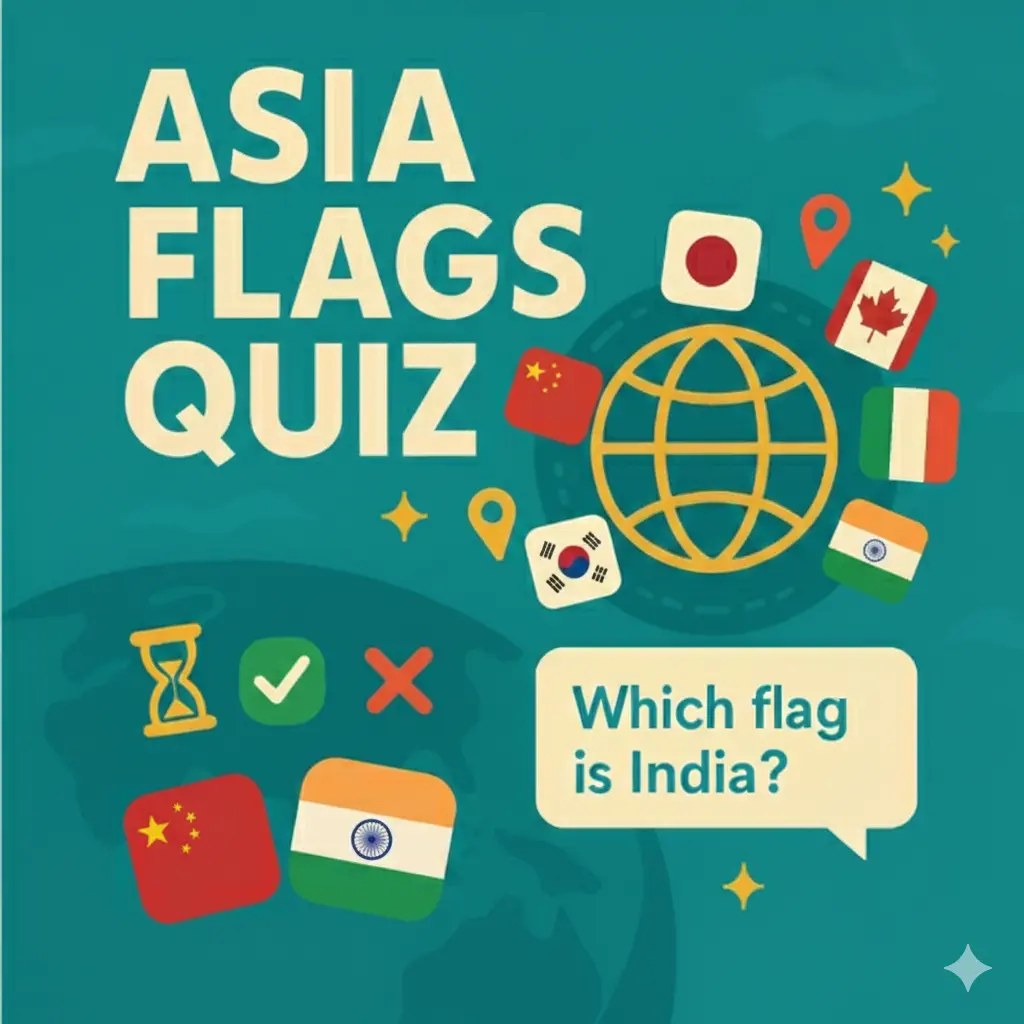 🌏 Asien Flaggen Quiz!