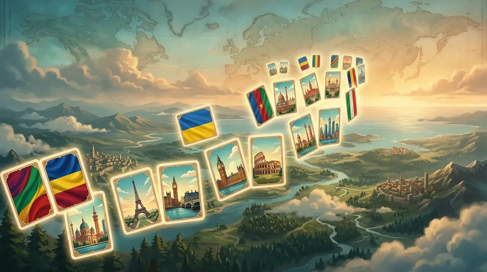 Memoria 1v1 - juego multijugador de parejas bandera-país en vivo