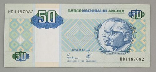 Angolan kwanza (AOA) banknote