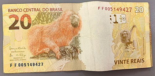 Brazilian real (BRL) banknote