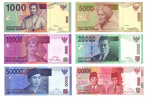 Indonesian rupiah (IDR) banknote