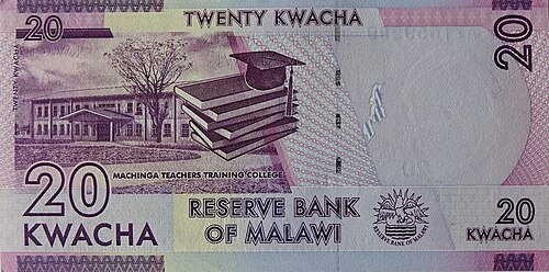 Malawian kwacha (MWK) banknote