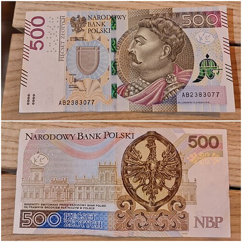 Polish zloty (PLN) banknote