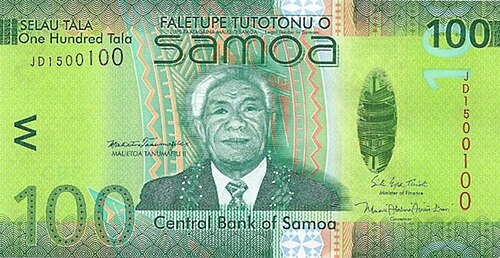 Samoan tala (WST) banknote