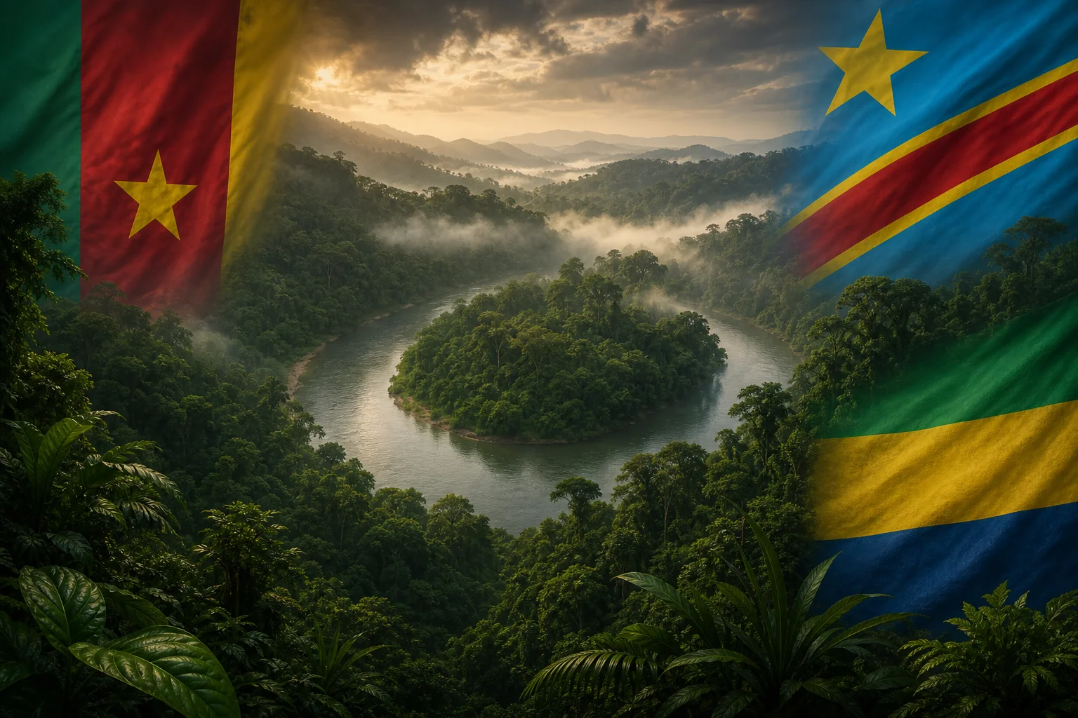 Illustration preview for Flags of Central Africa - GeoFunGames Learn