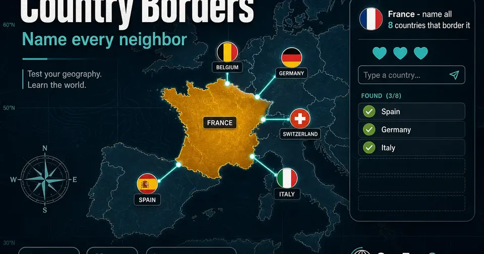 Country Borders Game