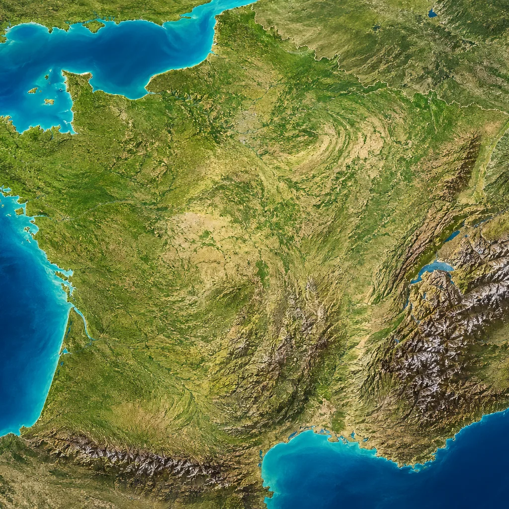 Carte de la France